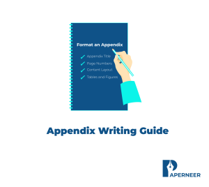 Appendix Writing Guide